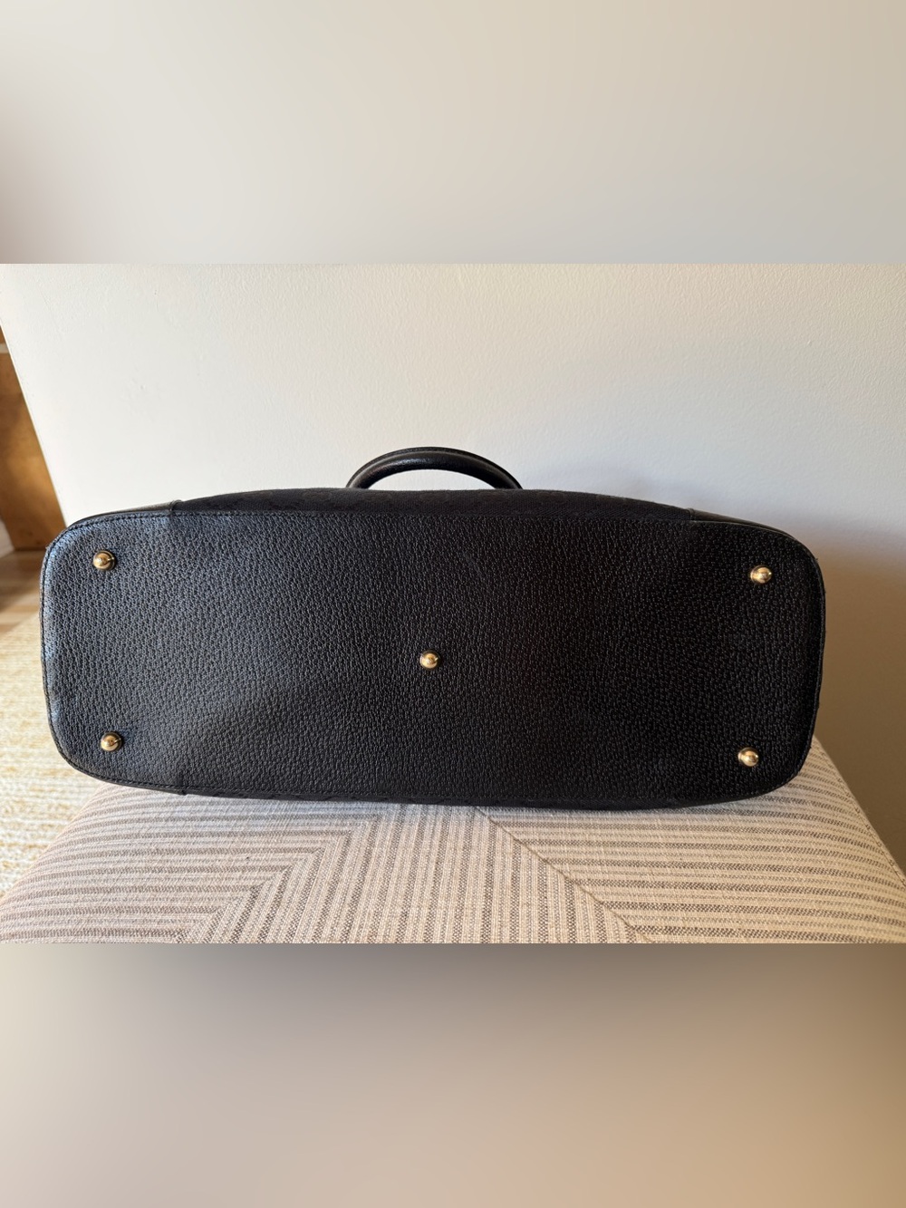 Gucci Black Canvas Leather Tote with COA and dust bag - Picture 3 of 12